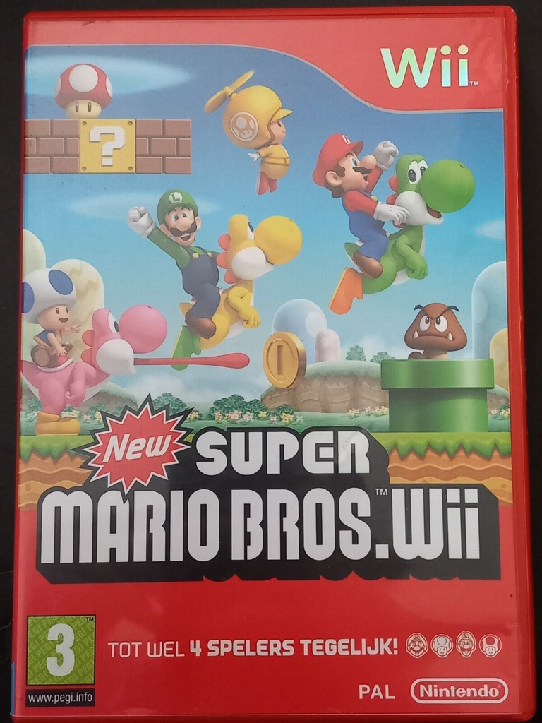 Super Mario Bros Nintendo Wii Game 2009 Germany PAL