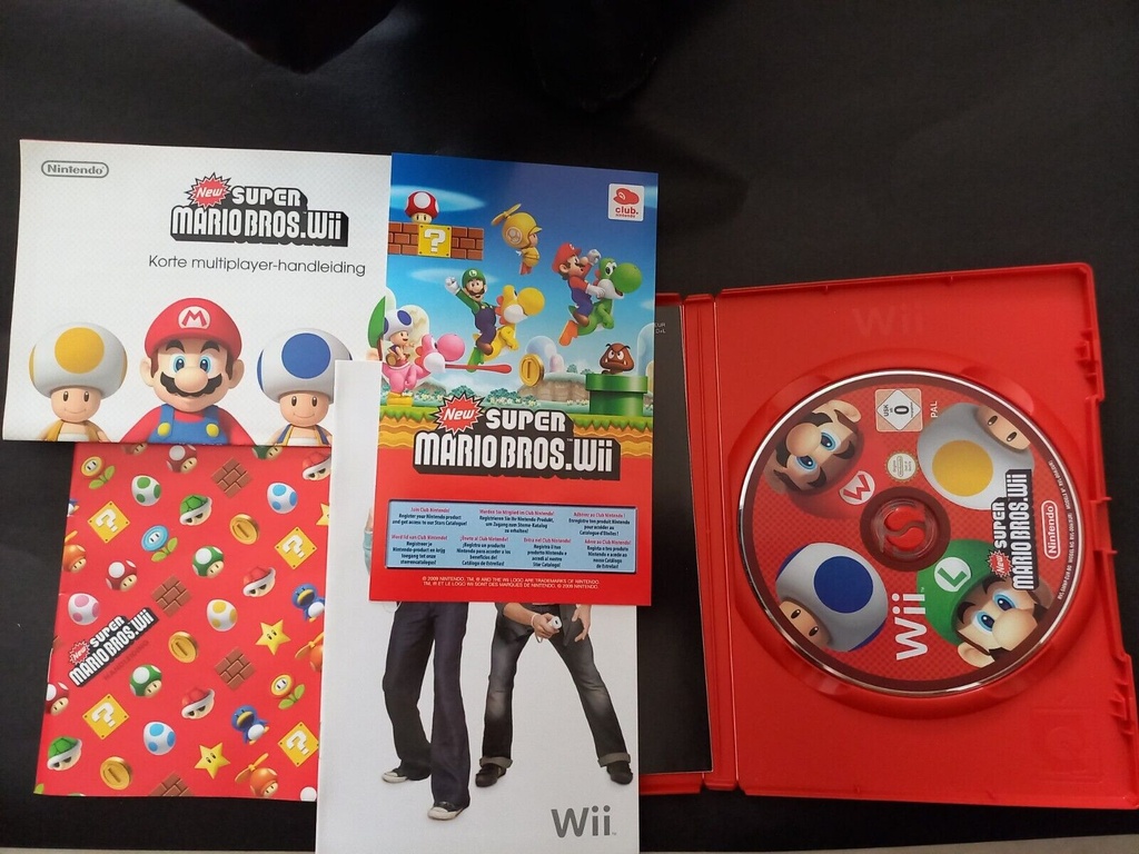 Super Mario Bros Nintendo Wii Game 2009 Germany PAL