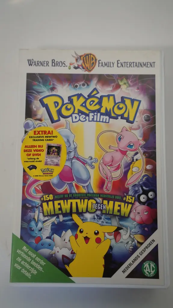 Pokémon De Film: Mewtwo Tegen Mew (1999, VHS, PAL)
