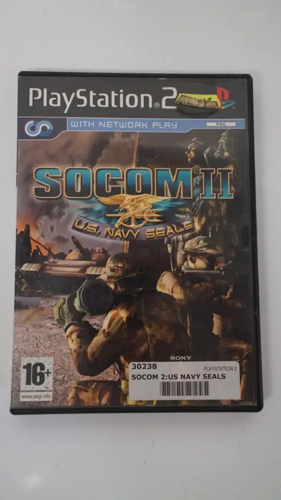 SOCOM II: U.S. Navy SEALs (PlayStation 2, PAL, NL/DE/IT/FR)