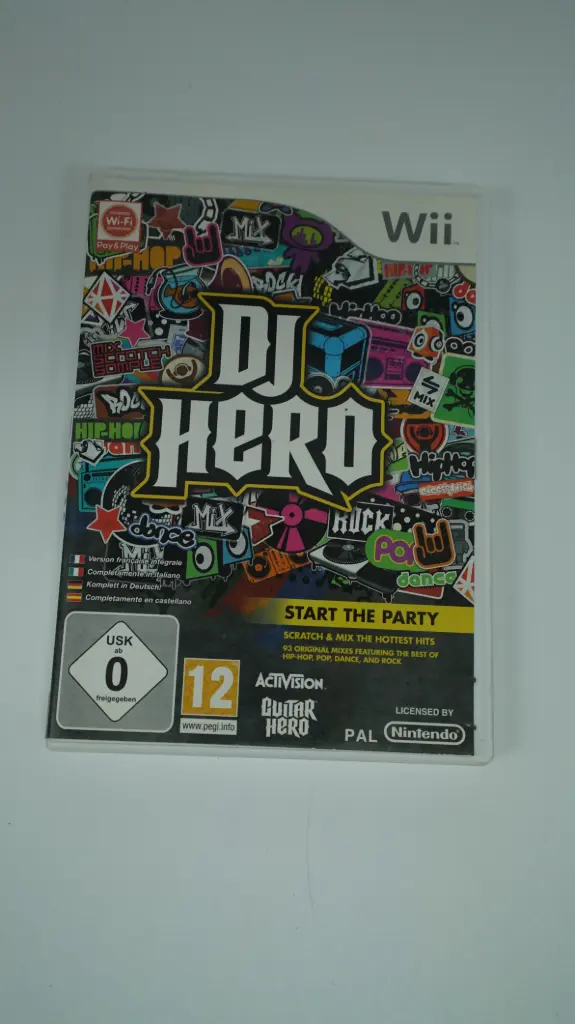 DJ Hero (Nintendo Wii, PAL)