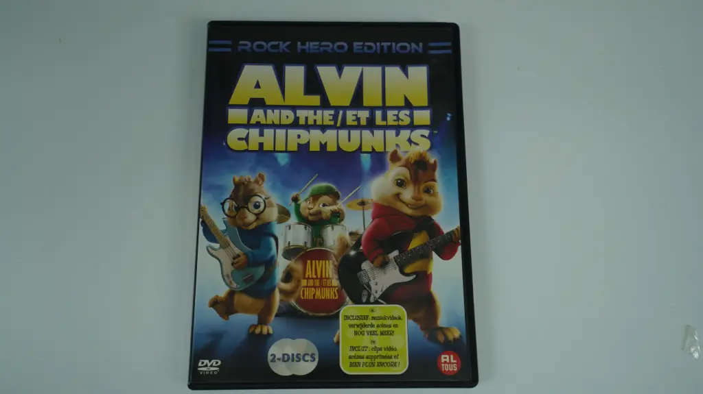 Alvin and the Chipmunks – Rock Hero Edition (DVD, 2-Disc, Region 2, Pal)