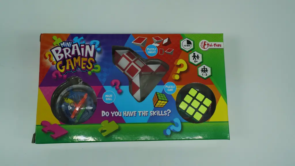 Mini Brain Games – Maze Ball, Puzzle Snake & Puzzle Cube Set | Toi-Toys