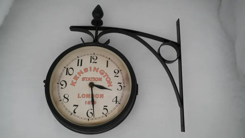 Kensington London Twin Station Clock