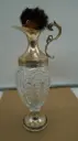 Vintage Venetian Style Glass & Gilt Metal Decanter 