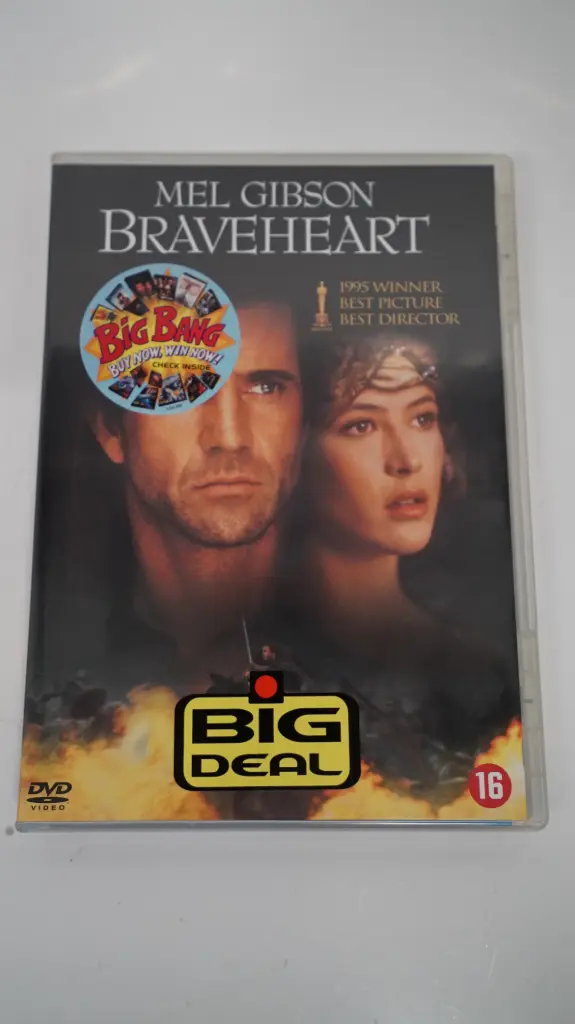 Braveheart (DVD, PAL, Region 2, 1995)