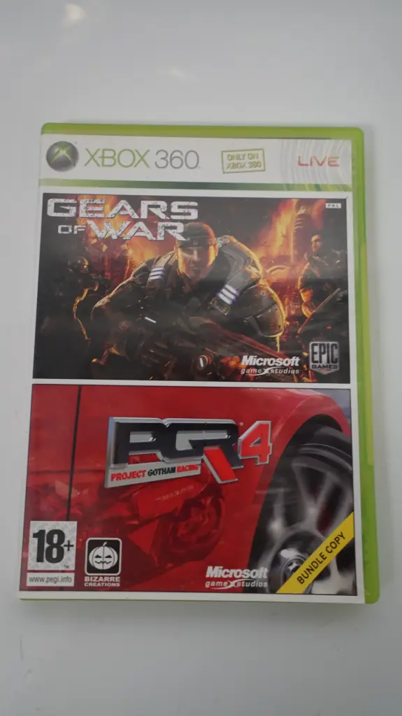 Gears of War + Project Gotham Racing 4 (Xbox 360, PAL)