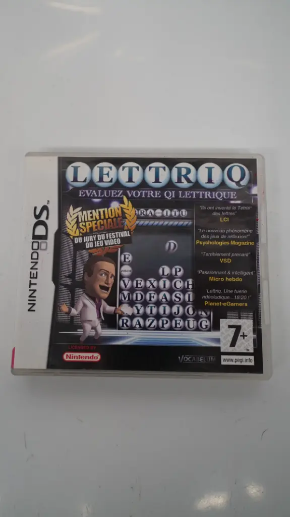 Lettriq Évaluez Votre QI Lettrique (Nintendo DS, PAL, FRA)