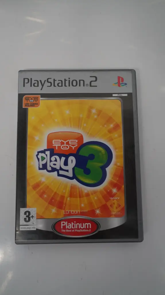 EyeToy: Play 3 Platinum (PlayStation 2, PAL, NL/DE/IT/FR)
