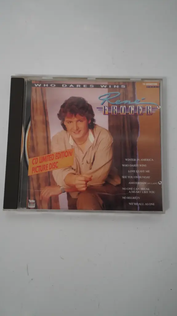 René Froger – Who Dares Wins (CD Picture Disc, Limited Edition, 1988, CNR Records)