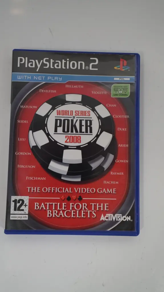 World Series of Poker 2008: Battle for the Bracelets (PlayStation 2, PAL, ENG)