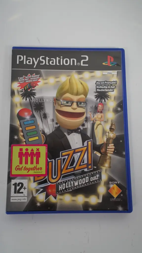 Buzz! Hollywood Quiz (PlayStation 2, PAL, ENG/FR/NL)
