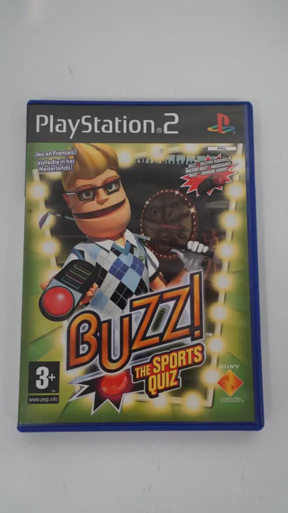 Buzz! The Sports Quiz (PlayStation 2, PAL, ENG/FR/NL)