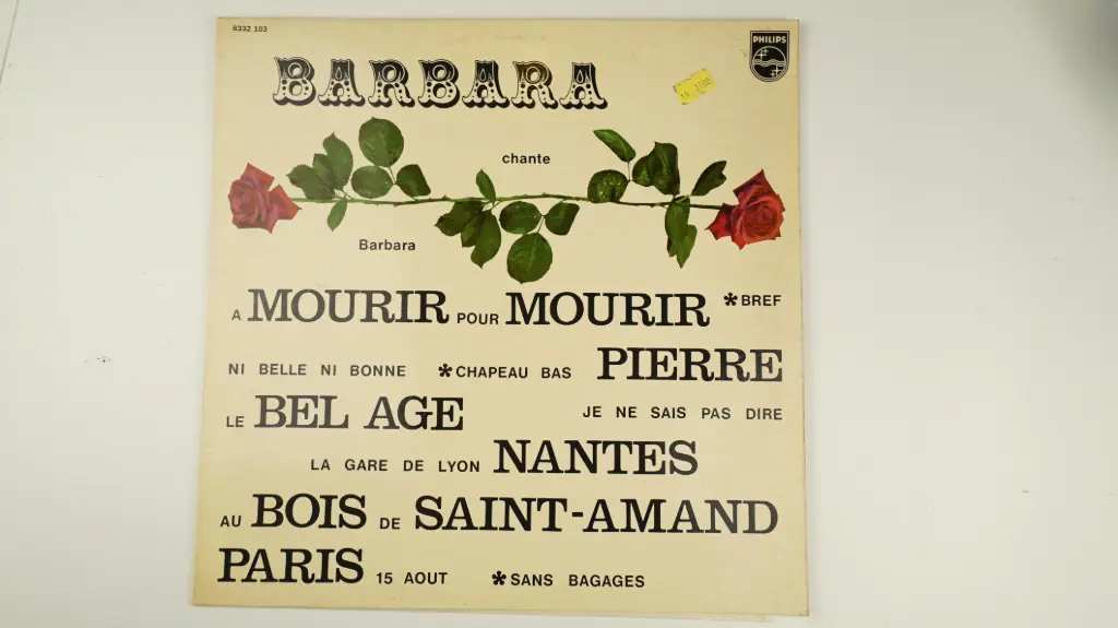 Barbara – Chante Barbara (Vinyl LP, Philips 6332 103)