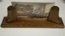 Vintage Meubelfabriek Oisterwijk MO Club Wooden Photo Holder Oak Wood