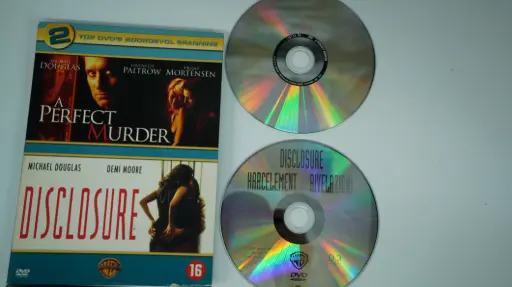 [A VerDVD00000001314] A Perfect Murder / Disclosure 2-DVD box set (Region 2, Pal)