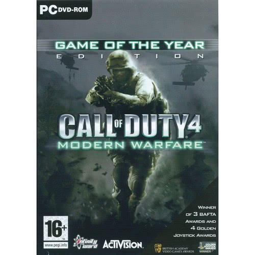 [CaVerPC G00000001396] Call of Duty 4: Modern Warfare GOTY Edition PC DVD-ROM (Activision, 2007)
