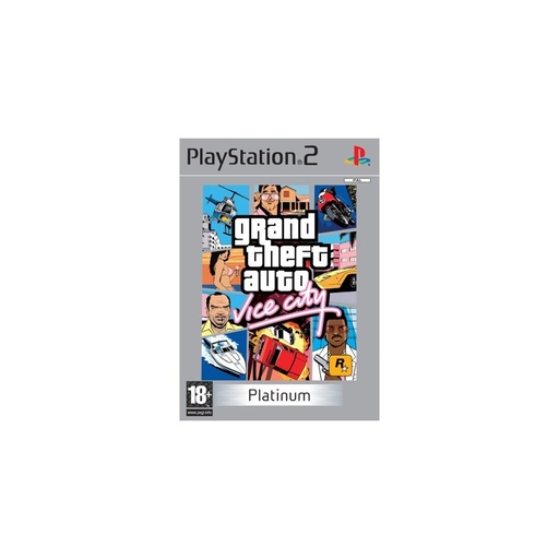 [GrVerSony00000001506] Grand Theft Auto: Vice City (PlayStation 2, Platinum edition)