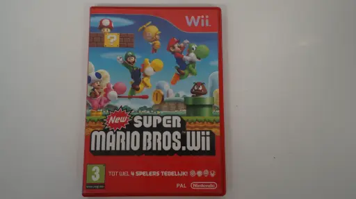 [NeVerWii00000001713] New Super Mario Bros. Wii (Nintendo Wii, PAL, NL)