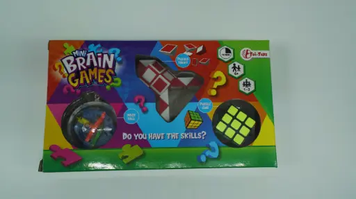 [MiJigs00000001839] Mini Brain Games – Maze Ball, Puzzle Snake & Puzzle Cube Set | Toi-Toys