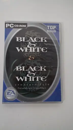 [BlVerPC 00000002156] Black & White + Creature Isle Top Series (PC CD-ROM, Complete, NL)