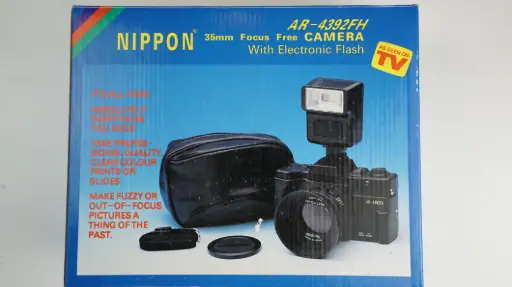 [NiFilm00000002516] Nippon AR-4392FH 35mm focus-free analoge camera set
